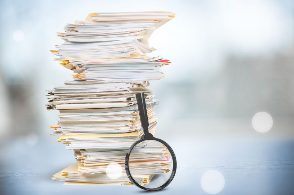 Responsibility for organizing the storage of business documentation